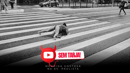 Hot beggar on Paulista Avenue