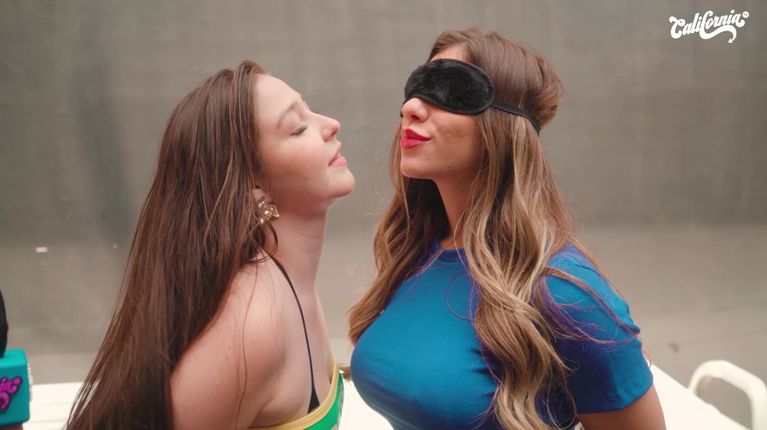 Blindfolded Kiss Challenge
